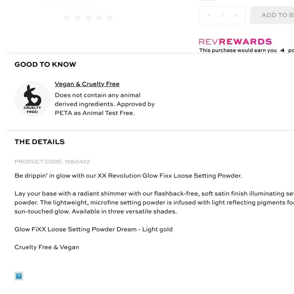 Revolution Beauty Glow Fixx Luminous Loose Setting‎ Powder